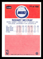 1986-87 Fleer #71 Rodney McCray Near Mint+ RC Rookie Basketball  ID: 508827