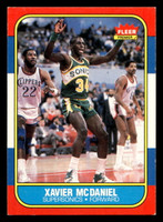1986-87 Fleer #72 Xavier McDaniel Ex-Mint RC Rookie Basketball  ID: 508829