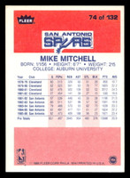 1986-87 Fleer #74 Mike Mitchell Ex-Mint Basketball 