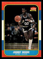 1986-87 Fleer #76 Johnny Moore Ex-Mint Basketball  ID: 508850