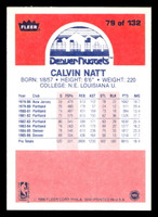 1986-87 Fleer #79 Calvin Natt Near Mint Basketball  ID: 508856
