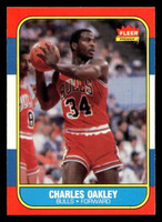 1986-87 Fleer #81 Charles Oakley Near Mint RC Rookie Basketball 