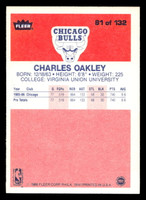 1986-87 Fleer #81 Charles Oakley Near Mint RC Rookie Basketball 