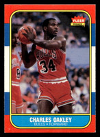 1986-87 Fleer #81 Charles Oakley Ex-Mint RC Rookie Basketball  ID: 508874