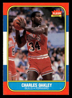 1986-87 Fleer #81 Charles Oakley Excellent+ RC Rookie Basketball 