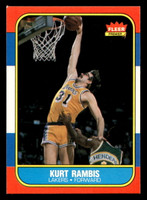 1986-87 Fleer #89 Kurt Rambis Ex-Mint RC Rookie Basketball  ID: 508912