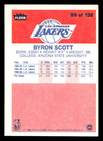 1986-87 Fleer #99 Byron Scott Ex-Mint RC Rookie Basketball  ID: 508959