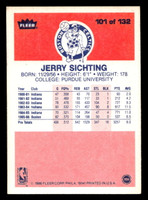 1986-87 Fleer #101 Jerry Sichting Excellent+ Basketball 