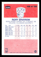 1986-87 Fleer #105 Rory Sparrow Ex-Mint Basketball  ID: 509004