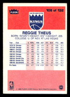 1986-87 Fleer #108 Reggie Theus Excellent+ Basketball 