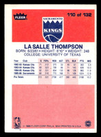 1986-87 Fleer #110 LaSalle Thompson Excellent+ RC Rookie Basketball 