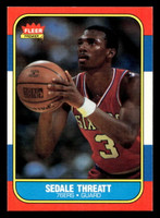 1986-87 Fleer #112 Sedale Threatt Ex-Mint RC Rookie Basketball  ID: 509042