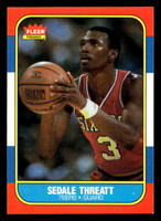 1986-87 Fleer #112 Sedale Threatt Near Mint+ RC Rookie Basketball 
