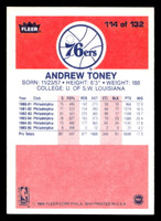 1986-87 Fleer #114 Andrew Toney Ex-Mint Basketball  ID: 509058