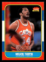 1986-87 Fleer #116 Mel Turpin Excellent+ Basketball 