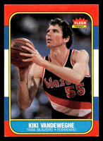 1986-87 Fleer #117 Kiki Vandeweghe Ex-Mint RC Rookie Basketball  ID: 509083