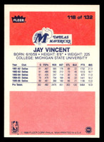 1986-87 Fleer #118 Jay Vincent Near Mint Basketball  ID: 509103