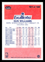 1986-87 Fleer #124 Gus Williams Near Mint Basketball  ID: 509129