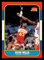 1986-87 Fleer #126 Kevin Willis Very Good RC Rookie Crease  ID: 509137