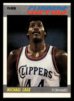 1987-88 Fleer #15 Michael Cage Near Mint+ RC Rookie Basketball  ID: 509217