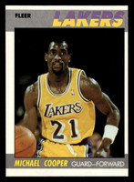 1987-88 Fleer #21 Michael Cooper Near Mint Basketball 