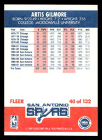 1987-88 Fleer #40 Artis Gilmore NM-Mint Basketball  ID: 509330