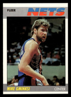 1987-88 Fleer #41 Mike Gminski Near Mint Basketball  ID: 509335