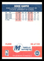 1987-88 Fleer #48 Derek Harper Near Mint+ Basketball  ID: 509367