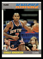 1987-88 Fleer #50 Gerald Henderson Near Mint Basketball  ID: 509377