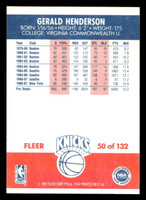 1987-88 Fleer #50 Gerald Henderson NM-Mint Basketball 