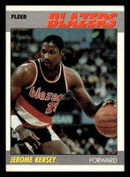 1987-88 Fleer #60 Jerome Kersey Very Good RC Rookie Crease 
