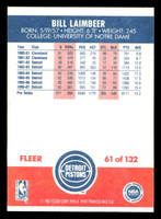 1987-88 Fleer #61 Bill Laimbeer Near Mint+ Basketball  ID: 509411