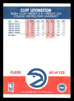 1987-88 Fleer #63 Cliff Levingston NM-Mint RC Rookie Basketball  ID: 509420