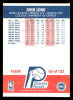 1987-88 Fleer #65 John Long Near Mint+ Basketball  ID: 509428