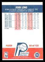 1987-88 Fleer #65 John Long Near Mint+ Basketball  ID: 509429