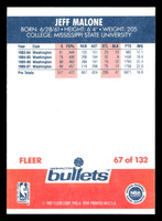 1987-88 Fleer #67 Jeff Malone Ex-Mint Basketball 