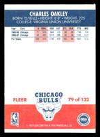 1987-88 Fleer #79 Charles Oakley NM-Mint Basketball 