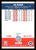 1987-88 Fleer #82 Jim Paxson Near Mint Basketball  ID: 509510