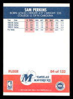 1987-88 Fleer #84 Sam Perkins NM-Mint Basketball  ID: 509518