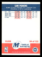 1987-88 Fleer #84 Sam Perkins Near Mint+ Basketball  ID: 509519