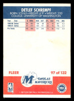 1987-88 Fleer #97 Detlef Schrempf Ex-Mint RC Rookie Basketball 