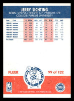 1987-88 Fleer #99 Jerry Sichting Near Mint Basketball  ID: 509588