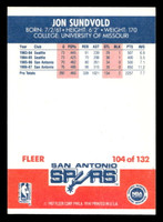 1987-88 Fleer #104 Jon Sundvold Near Mint Basketball  ID: 509617