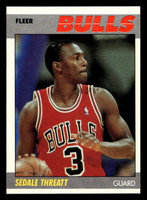 1987-88 Fleer #110 Sedale Threatt Near Mint Basketball  ID: 509640