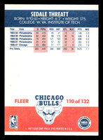 1987-88 Fleer #110 Sedale Threatt Near Mint Basketball  ID: 509640