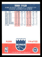 1987-88 Fleer #114 Terry Tyler NM-Mint Basketball  ID: 509659