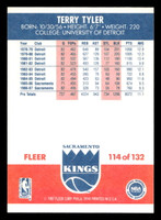 1987-88 Fleer #114 Terry Tyler Near Mint+ Basketball  ID: 509660