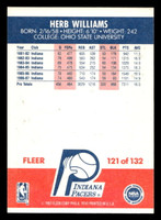 1987-88 Fleer #121 Herb Williams Very Good Crease 