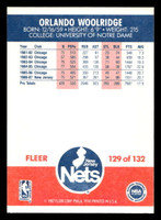 1987-88 Fleer #129 Orlando Woolridge Near Mint Basketball  ID: 509731