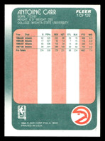 1988-89 Fleer #1 Antoine Carr Near Mint+ RC Rookie Basketball  ID: 509742